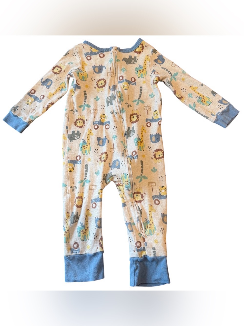 Koalababy Animal Print 18M Boys Onesie With Zipper - No Flaws/EUC